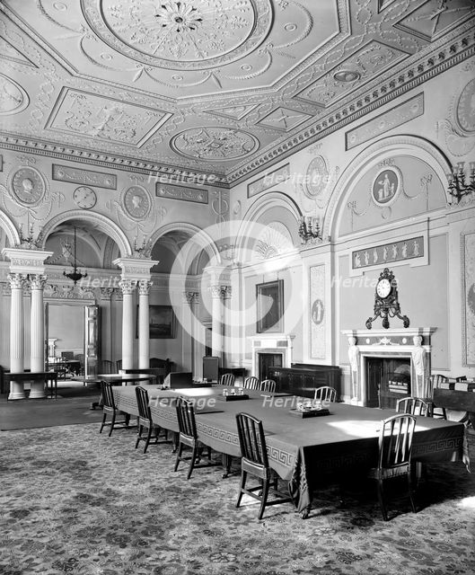 Court Room in the Bank of England, City of London. Artist: Unknown