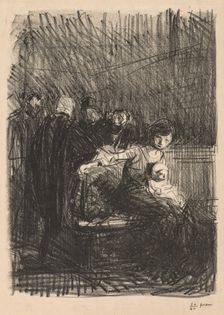 Court Recess. Creator: Jean Louis Forain (French, 1852-1931)