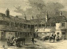 Court-Yard of the "Rose and Crown", 1820 (c1876). Creator: Unknown