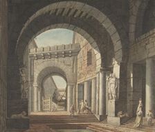 Courtyard, 18th century. Creator: Anon