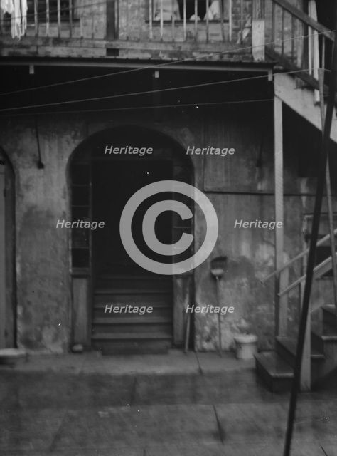 Courtyard, New Orleans, between 1920 and 1926. Creator: Arnold Genthe.