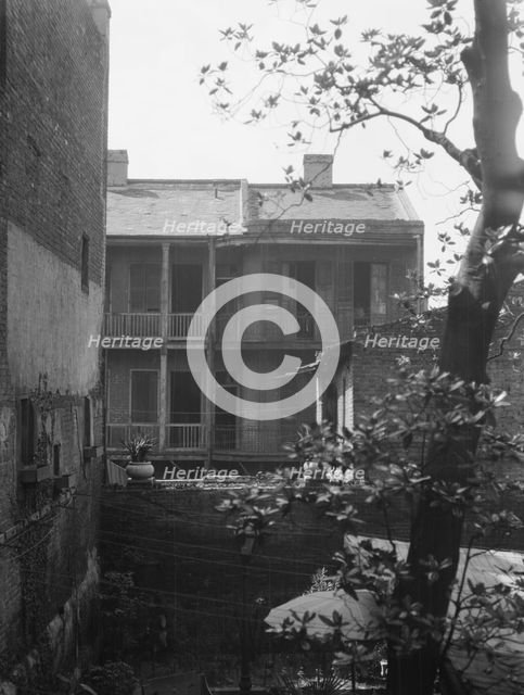 Courtyard, New Orleans, between 1920 and 1926. Creator: Arnold Genthe.
