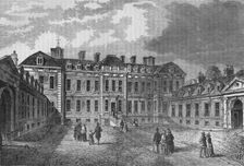 Courtyard of Montagu House, Great Russell Street, Bloomsbury, London, 1830 (1878)