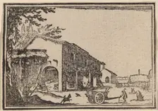 Courtyard of a Farm, 1621. Creator: Edouard Eckman