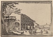 Courtyard of a Farm, 1621. Creator: Edouard Eckman