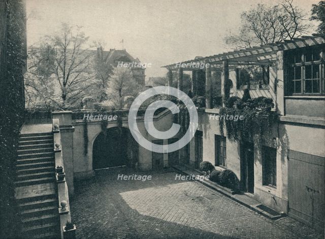 'Courtyard of Private House, 13 Boulevard Des Invalides, Paris. Alterations by Paul Huillard', c1927 Artist: Unknown.