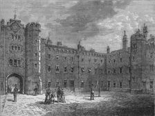 Courtyard of St James's Palace, Westminster, London, c1875 (1878). Creator: Unknown