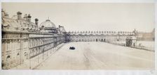 Courtyard of the Tuileries Palace, 1st arrondissement, Paris, 1868. Creator: Frederic Martens