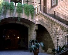 Courtyard of the Aguilar Palace, now houses the Picasso Museum of Barcelona
