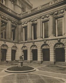 Courtyard of the Drapers Hall in Throgmorton Street c1935. Creator: Joel