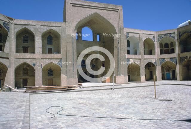 Courtyard of the Kalian Mosque, 15th century. Artist: Unknown
