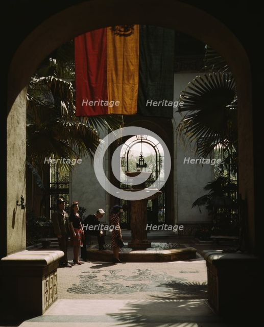Courtyard of the Pan American Building, Washington, D.C., 1943. Creator: John Collier.