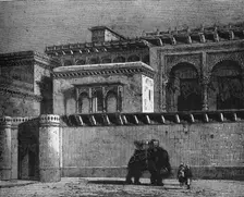 Courtyard of the Palace of Govindghur c1891. Creator: James Grant