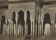 Courtyard, Alhambra, 1857-58. Creator: Charles Clifford (British, 1819-1883)