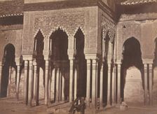 Courtyard, Alhambra, 1857-58. Creator: Charles Clifford (British, 1819-1883)