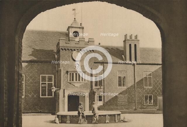 'Courtyard and Main Entrance to the Bishop of London's Palace at Fulham', c1935. Creator: Unknown.