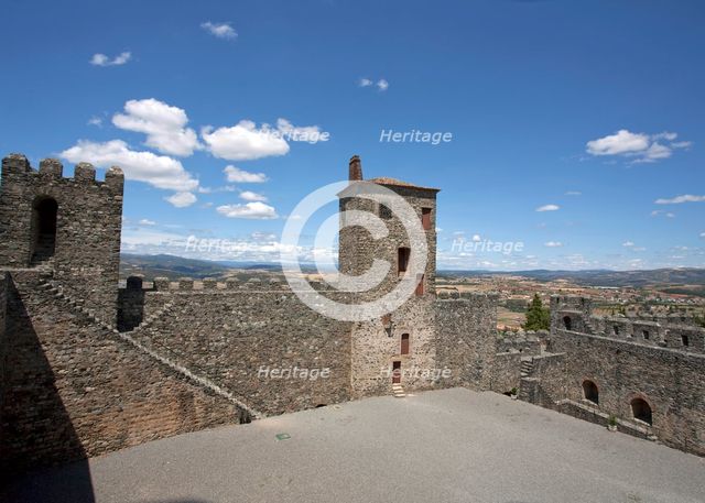 Courtyard, Braganca Castle, Portugal, 2009. Creator: Samuel Magal.