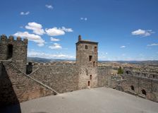 Courtyard, Braganca Castle, Portugal, 2009. Creator: Samuel Magal