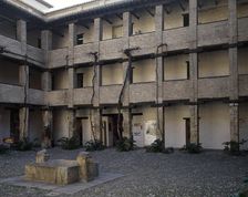 Courtyard, Corral del Carbon, Granada, Andalusia, Spain (2002). Creator: LTL