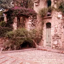 Courtyard garden, Taormina, Sicily, c1970s. Creator: Arthur Charles Kirby Ware