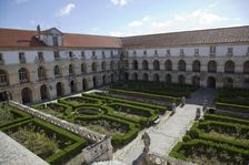 Courtyard garden, Monastery of Alcobaca, Alcobaca, Portugal, 2009. Artist: Samuel Magal