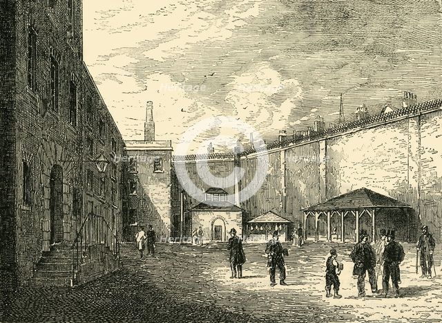 'Courtyard in the Fleet Prison', (c1872). Creator: Unknown.