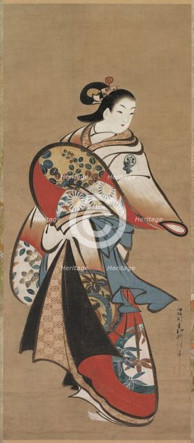 Courtesan, 1716-1735. Creator: Matsuno Chikanobu (Japanese).