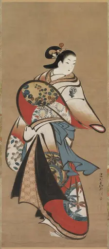 Courtesan, 1716-1735. Creator: Matsuno Chikanobu (Japanese)