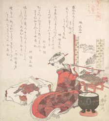 Courtesan, 19th century. Creator: Gakutei