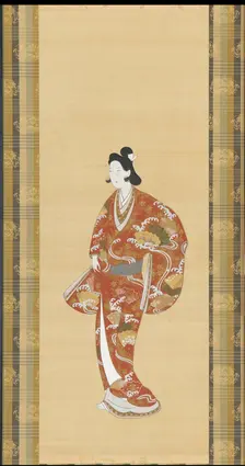 Courtesan, Edo period, 1661-1673. Creator: Unknown