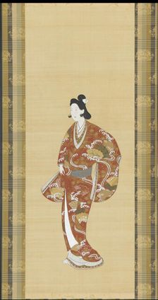 Courtesan, Edo period, 1661-1673. Creator: Unknown