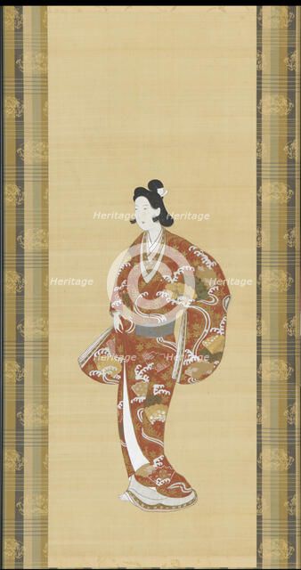 Courtesan, Edo period, 1661-1673. Creator: Unknown.