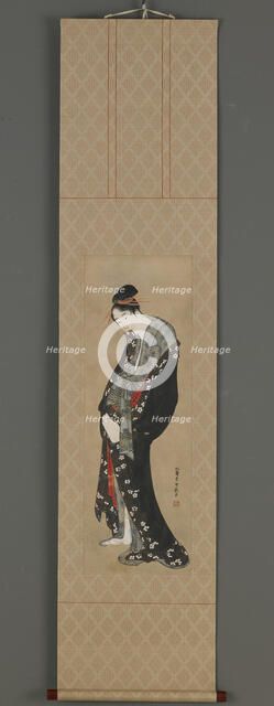 Courtesan, Edo period, ca. 1796-1798. Creator: Hokusai.