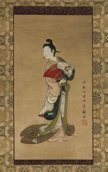 Courtesan, Late 18th-early 19th century. Creator: Tsukioka Sessai