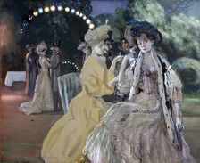 Courtesans 1903. Creator: Somov, Konstantin Andreyevich (1869-1939)