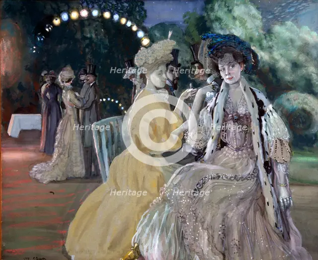 Courtesans', 1903. Creator: Somov, Konstantin Andreyevich (1869-1939).