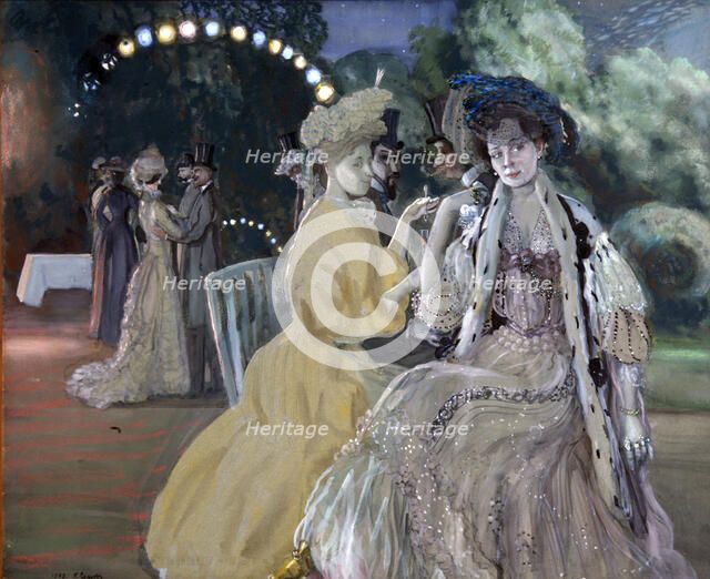 Courtesans', 1903. Creator: Somov, Konstantin Andreyevich (1869-1939).