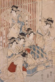 Courtesans of the Greenhouse, 1806. Creator: Kitagawa Utamaro