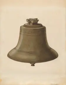 Courthouse Bell, c. 1936. Creator: Erwin Schwabe