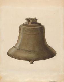 Courthouse Bell, c. 1936. Creator: Erwin Schwabe