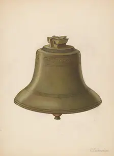 Courthouse Bell, c. 1936. Creator: Erwin Schwabe