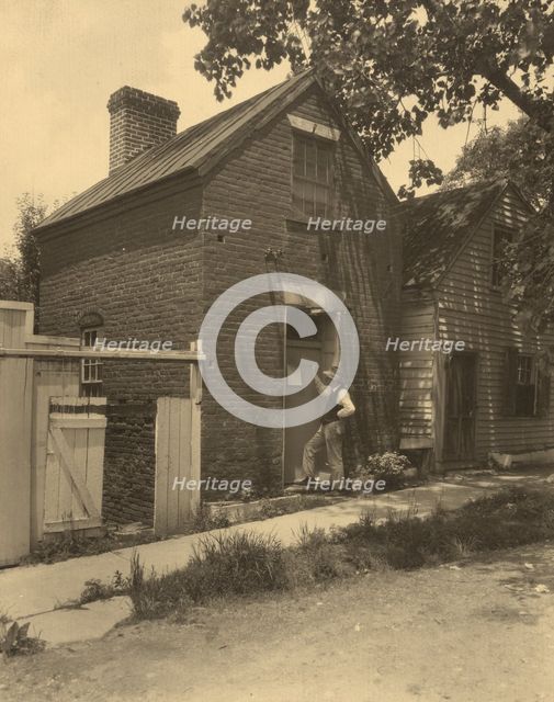 Courthouse of township Scott's Hill, Falmouth, between 1925 and 1929. Creator: Frances Benjamin Johnston.