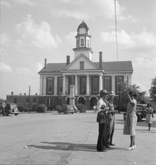 Courthouse, Pittsboro, North Carolina, 1939. Creator: Dorothea Lange