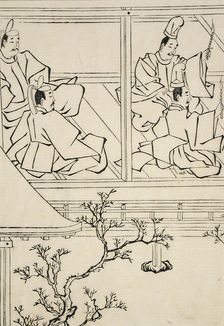 Courtiers in a Palace Corridor, 19th century. Creator: Unknown