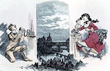 Courting by telephone across Paris, 1883