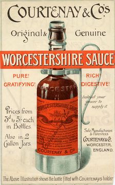 Courtnay & Co's Worcestershire Sauce, 1900s