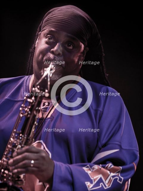 Courtney Pine, 2018. Artist: Alan John Ainsworth.