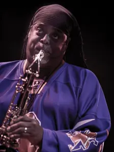 Courtney Pine, 2018. Artist: Alan John Ainsworth