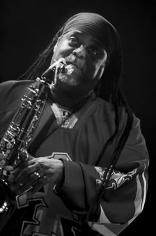 Courtney Pine Artist: Alan John Ainsworth