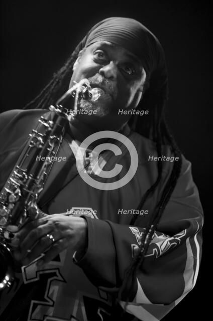 Courtney Pine Artist: Alan John Ainsworth.